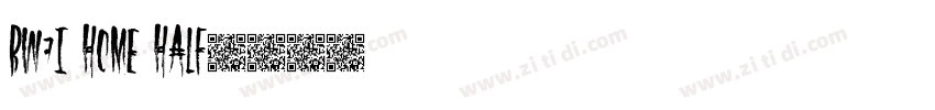BW7i Home Half字体转换